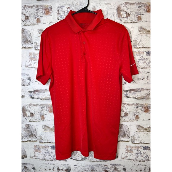 Nike Golf Other - Nike Golf Dri Fit Red polo shirt size medium Men's